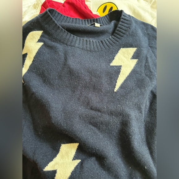Rails Lightning Bolt Navy Sweater - Picture 3 of 3